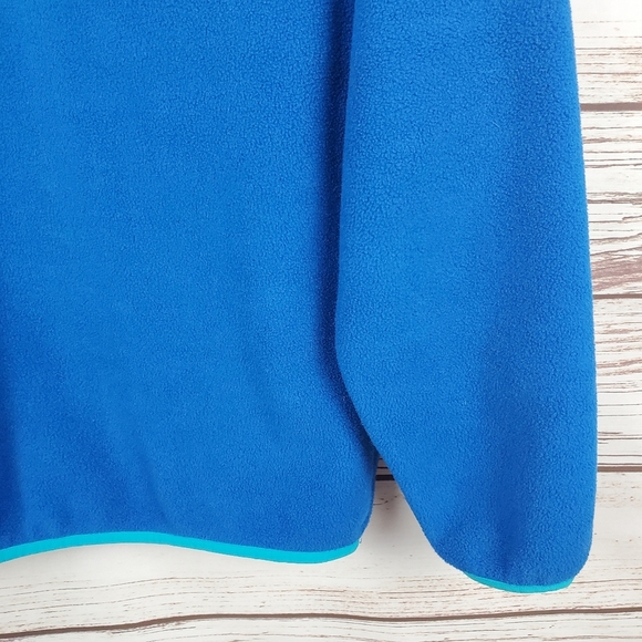 Patagonia Synchilla Mens Medium Blue Fleece Snap-T Lightweight Pullover - Picture 5 of 10